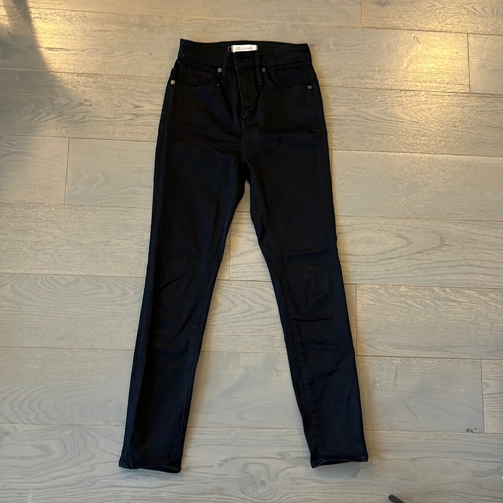Black Madewell skinny jeans stretch curvy size 25